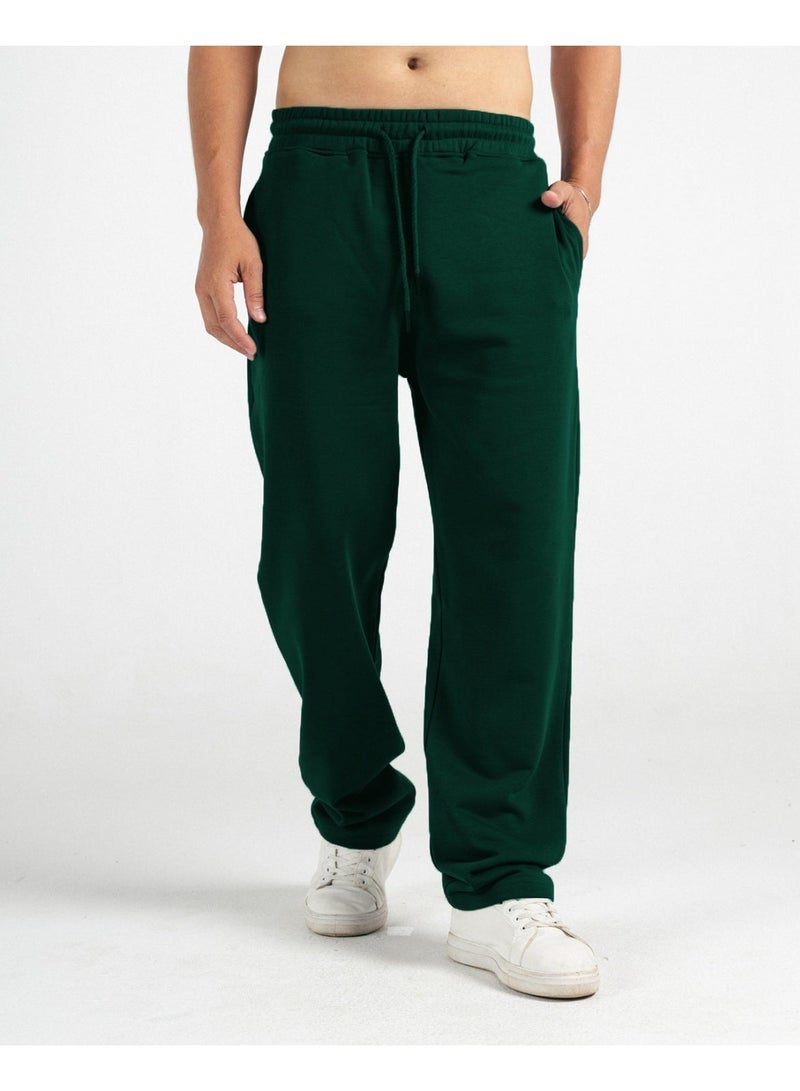 Feathers Men’s straight leg cotton sweatpants with a back pocket - Image 1